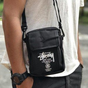 ⭐️ Stussy black crossbody shoulder handbag bag